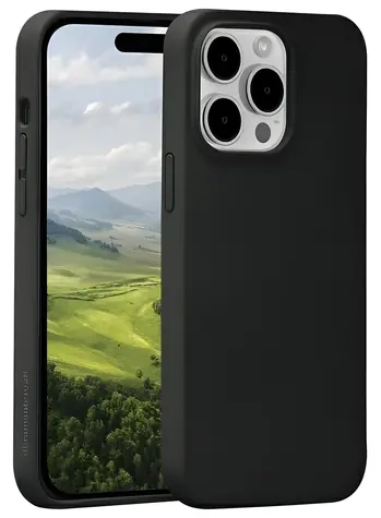 dbramante1928 Monaco noční černá / Zadní kryt / MagSafe / iPhone 15 Pro Max