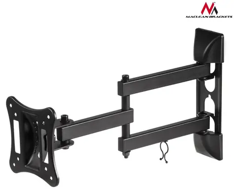 Maclean MC-719 černá / Nástěnný držák pro TV + monitor / 13-27