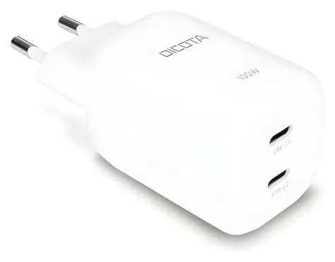 Nabíječka GaN 100W bílá / Nabíječka / 2x USB-C / 100W