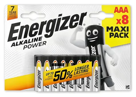 Alkaline Power AAA E92 / Baterie / Alkalická / 8 ks / Blistr