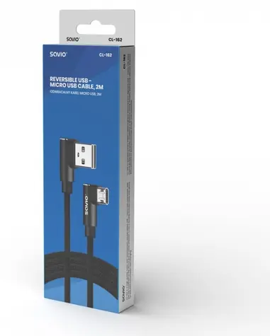 CL-162 Kabel USB-A - Micro USB / Kabel / oboustranný konektor / 2 m