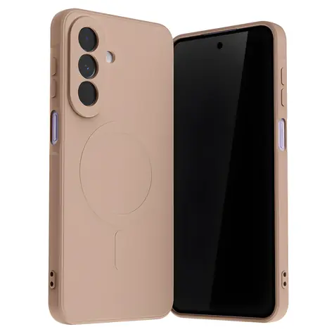 Mercury Semi-Silicone MagSafe pro Samsung Galaxy A27 růžová / Ochranný kryt / Silikon / MagSafe