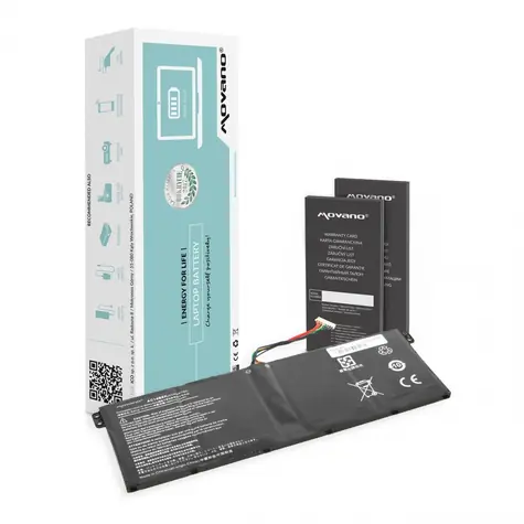 Baterie AC14B3K/AC14B7K/AC14B8K pro Acer E3-111 / Baterie pro notebook / 3600 mAh / 55 Wh