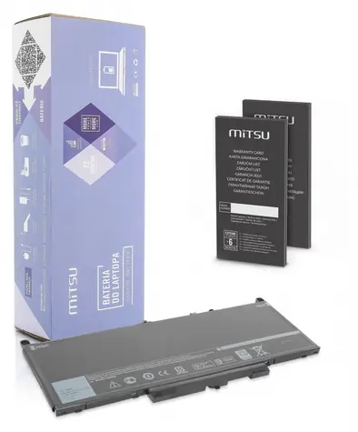 Baterie pro Dell Latitude E7270, E7470 / Baterie pro notebook / 7200 mAh / 55 Wh / 7,4-7,6 V