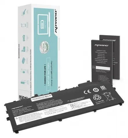Baterie 01AV430 pro Lenovo ThinkPad X1 Carbon 5/6 / Baterie pro notebook / 2017/2018 / 4650 mAh / 54 Wh
