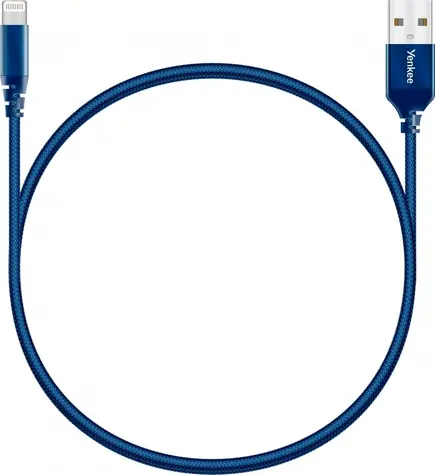 Lightning kabel MFi certifikovaný / Nabíjecí a datový kabel / Pro iPhone, iPad, iPod / Opletený / 1 m