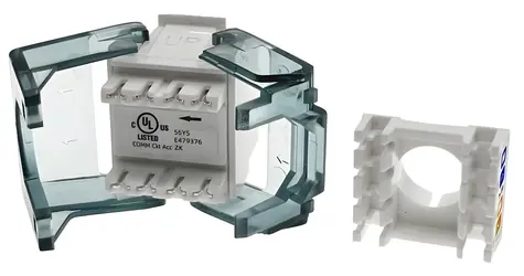 Keystone modul RJ45 UTP CAT6 beznástrojový bílá / Keystone modul / UTP CAT6 / Bez nástrojů / RJ45
