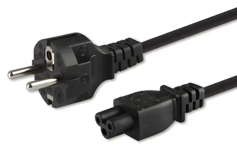 Napájecí kabel s koncovkou Clover (C5) CL-67 / Napájecí kabel / 1,2 m / balení 10 ks