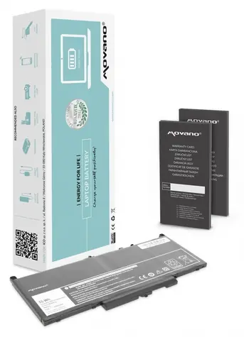 Baterie J60J5/GG4FM/MC34Y pro Dell Latitude E7270/E7470 / Baterie pro notebook / 7200 mAh / 55 Wh