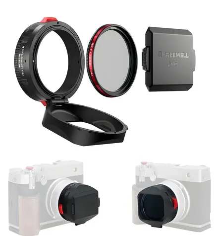 Freewell Real Lens Hood černá / Sluneční clona / pro Fujifilm GFX100RF / ochrana proti odleskům