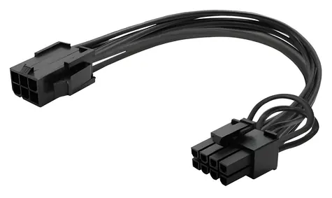 AK-49 / Napájecí kabel / PCI Express 6 pin - 8 pin (6+2)