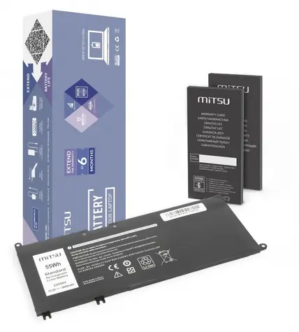 Baterie pro Dell Inspiron 15 5587, 7588 / Baterie pro notebook / Li-Ion / 15,2V / 3600mAh / 55Wh