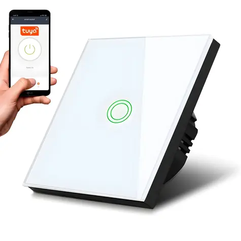 MCE715W bílá / Dotykový spínač světla / Wi-Fi / jednookruhový