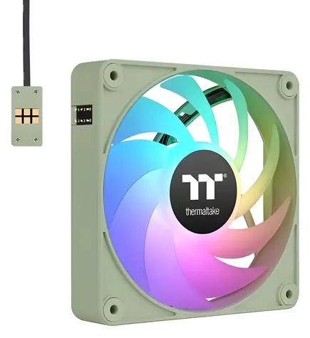 Thermaltake CT120 EX ARGB Sync světle zelená / Skříňový ventilátor / 120 mm / ARGB / PWM / 2000 ot./min / 3 ks