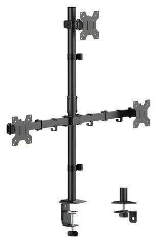 Stolní držák pro 3 monitory / Stolní držák pro monitor / 17-27