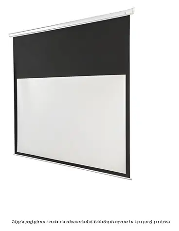 Cinema 200 / Projekční plátno / ruční nástěnné / 16:9 / 200x200 cm / bílá, matná