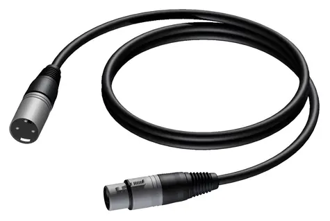 Procab CLA901/1.5 / XLR kabel / XLR (M) - XLR (F) / 1,5 m