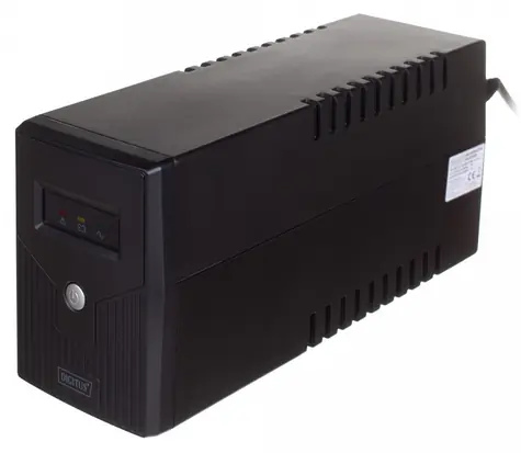 Digitus Line-Interactive UPS / Záložní zdroj UPS / 800VA/480W / 12V/9Ah / 2x Schuko / AVR / USB / RJ11