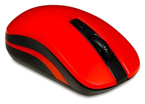 Loriini Pro červená / Myš / bezdrátová / optická / 1600 DPI / 2.4 GHz