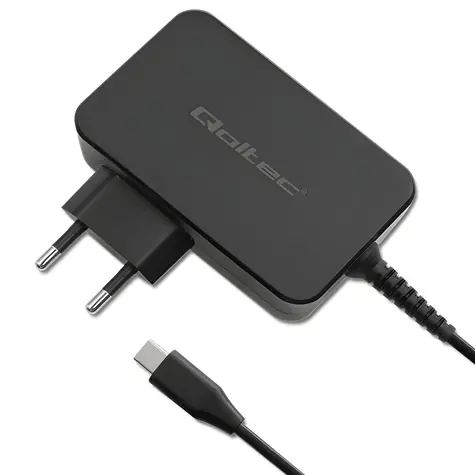 Qoltec Power Pro černá / Nabíjecí adaptér / GaN / 100 W / USB-C / PD