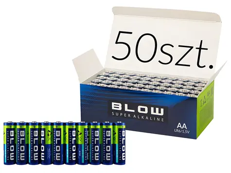 Super Alkaline baterie AA (LR6) 50 ks / Baterie / Alkalická / 1,5 V