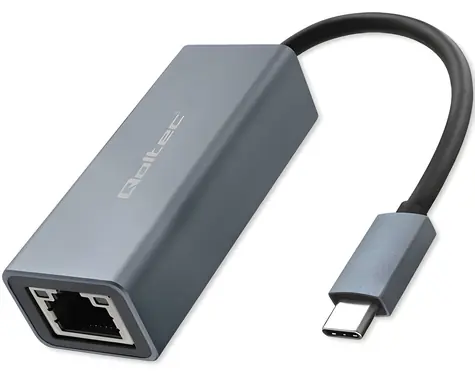 Adaptér USB-C na RJ45 Ethernet / Adaptér / 1000 Mb/s / hliníkové tělo