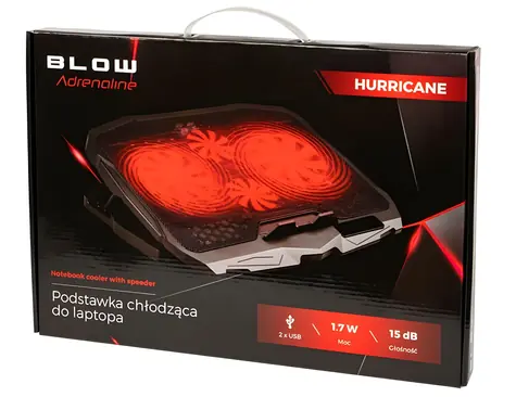 Chladicí podložka Hurricane 4 Fan / Chladicí podložka / 4x ventilátor