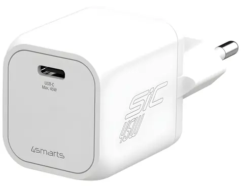 4smarts PDPlug SiC 45W bílá / Nabíječka / USB-C