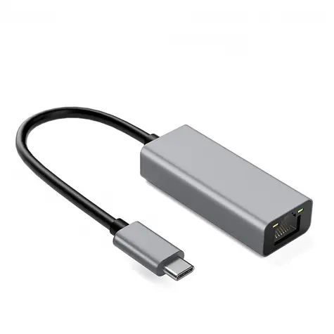 USB-C na RJ45 síťový adaptér / Síťový adaptér / 10/100/1000 Mbit/s / hliníkové tělo