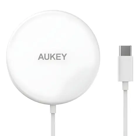 LC-A1 MagSafe bílá / Bezdrátová nabíječka / Qi 15W / USB-C kabel 1,2 m