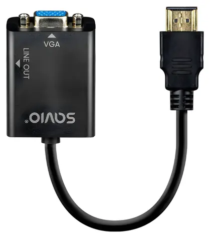 Adaptér HDMI-VGA s audio AK-76 / Adaptér / audio výstup