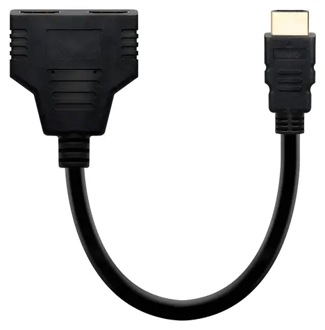 AK-77 Pasivní HDMI splitter / HDMI splitter / 1x HDMI (M) - 2x HDMI (F) / bez napájení