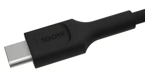 Green Cell PowerStream Kabel USB-C (M) - USB-C (M) černý / Kabel / 100W / Oplet / 1,2 m