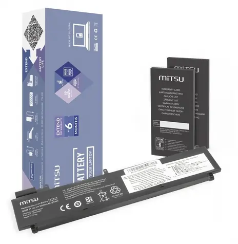 Baterie pro Lenovo ThinkPad T460s & T470s / Baterie pro notebook / Li-Pol / 11,4 V / 2000 mAh / 23 Wh