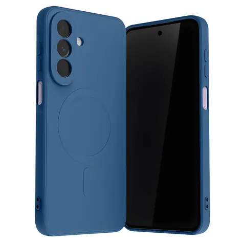 Mercury Semi-Silicone MagSafe pro Samsung Galaxy A27 modrá / Ochranný kryt / Silikon / MagSafe