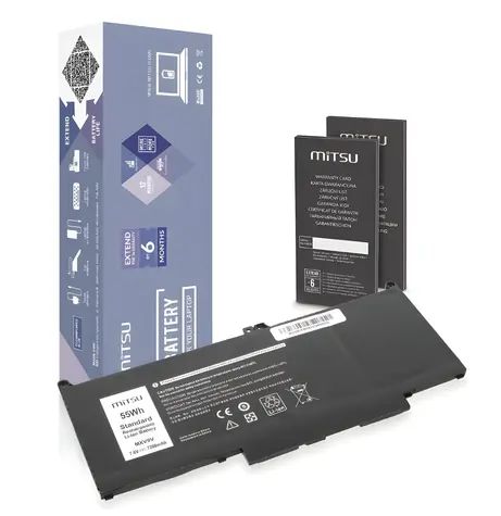 Baterie pro Dell Latitude 5300, 5310, 7300, 7400 MXV9V / Baterie pro notebook / Li-Ion / 7,6V / 7200mAh / 55Wh