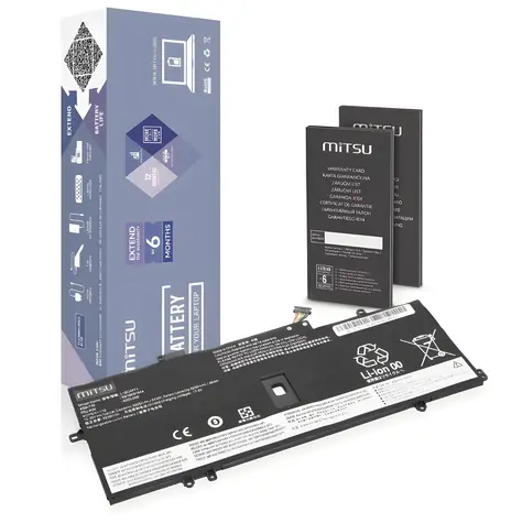 Lenovo ThinkPad X1 Carbon 7, 8, X1 Yoga 4, 5 / Baterie pro notebook / Li-Ion / 15,36V / 3325 mAh / 51 Wh