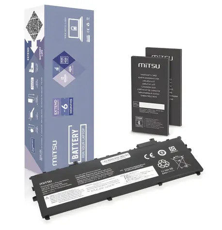 Baterie 01AV430 pro Lenovo ThinkPad X1 Carbon 5/6 (2017/2018) / Baterie pro notebook / 4800 mAh / 55 Wh / 11,55 V