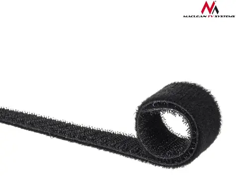 Maclean MCTV-542 / Organizér kabelů / Suchý zip / 20 mm / 15,3 m