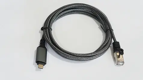 USB-C - RJ-45 adaptér 3 m / LAN adaptér / Cat.6 / 1 Gbit/s