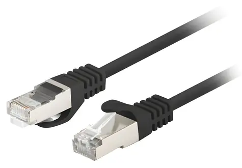 Patch kabel Cat6 FTP černý 0,5 m 10 ks / Patch kabel / RJ45-RJ45 / Fluke Passed