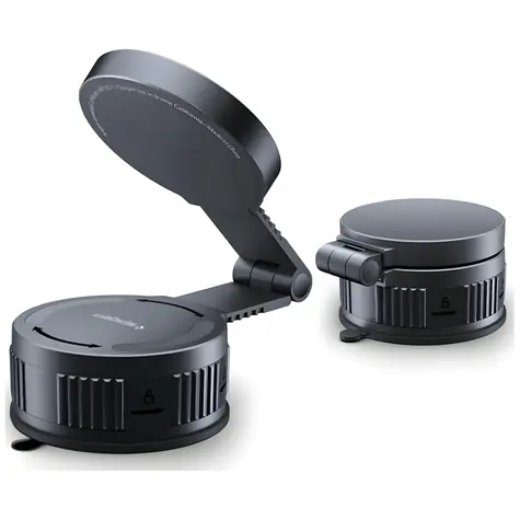 Spigen MFT35-1 černá / Držák do auta / MagSafe / Palubní deska, čelní sklo