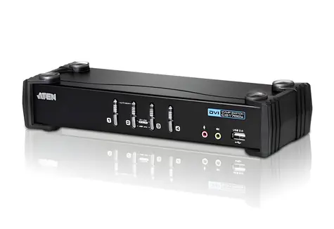 ATEN CS1764A / KVM přepínač / 4-port / DVI / USB / audio
