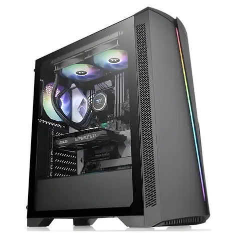 Thermaltake H350 RGB Tempered Glass / Skříň PC / RGB / Tvrzené sklo