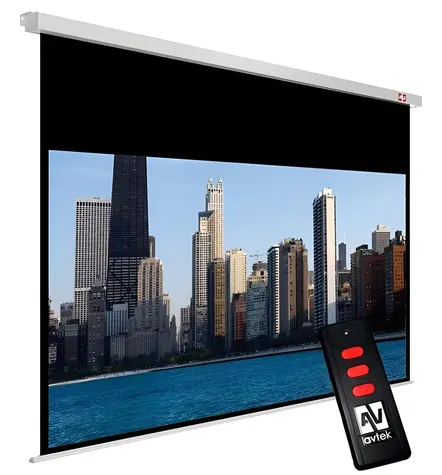 Cinema Electric 200 MG / Motorové plátno / 200x200 cm / 16:9 / šedý matný povrch