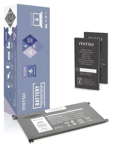 Baterie pro Dell Vostro 14 (5468), Inspiron 15 (5568) / Baterie pro notebook / 3400 mAh / 39 Wh / 11,4 V