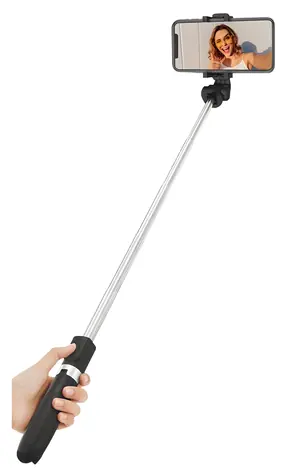 MT5542 selfie tyč a stolní stativ 2v1 / Selfie tyč se stativem / Bluetooth dálková spoušť
