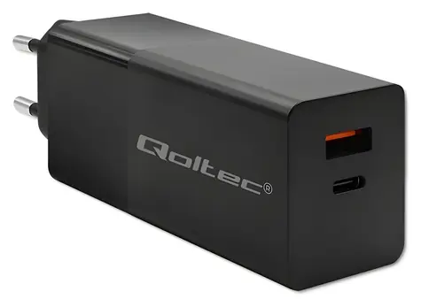 Power Pro GaN nabíječka 100W černá / Nabíječka / USB-C PD3.0 / USB-A / 5-20V / 1,5-5A