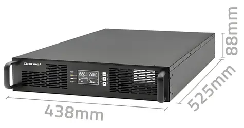 UPS do racku On-line 1000VA/1000W LCD / Záložní zdroj UPS / Rack / PF 1.0
