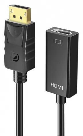 IADP4K stříbrná / Redukce / DisplayPort (M) - HDMI (F) / 4K